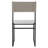 Rowayda 18'' H Leather Upholstered Metal Armchair-846916024