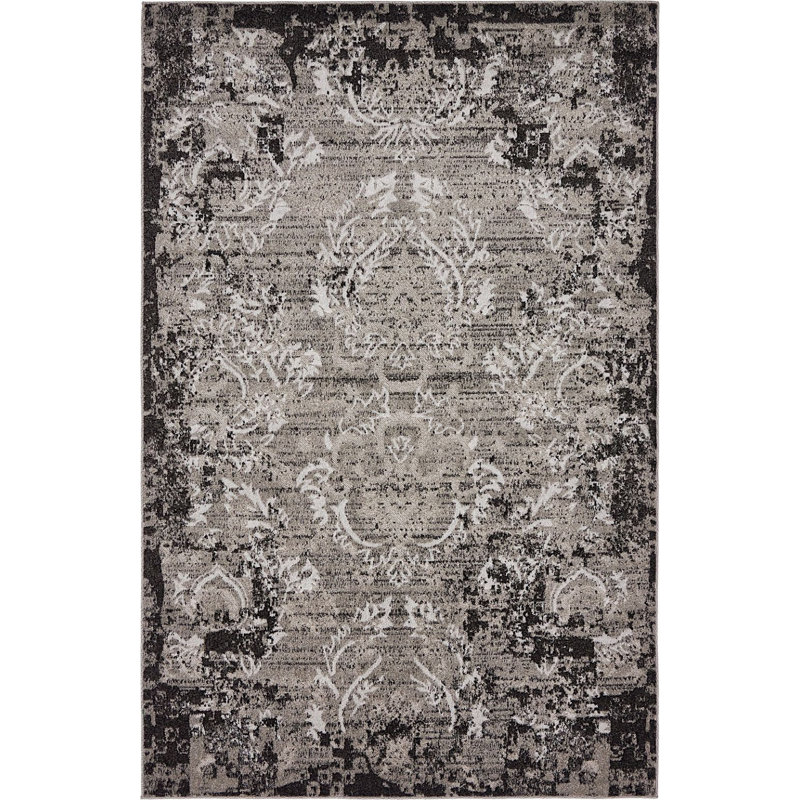 Tapis d'extérieur pour terrasse couleur fumée, Rectangle 5 pi x 8 pi