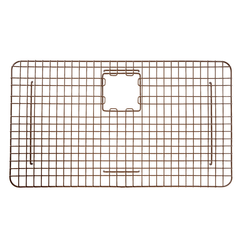 SinkSense Merrick Antique Brown 29.75" x 17.35" Kitchen Sink Bottom Grid