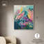Toile abstraite abstraite avec art floral-110303013-110303018