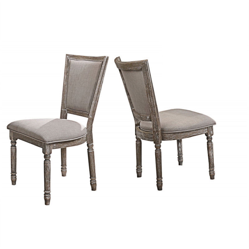 Chaise d'appoint rembourrée (ensemble de 2)