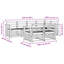 249cm Wide Patio Sofa-2032308613