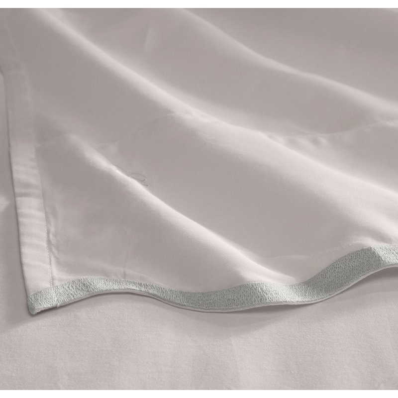 Signature Curved Edge Sheet Set, Mist, Split King Sheet Set with 2 Pillowcases