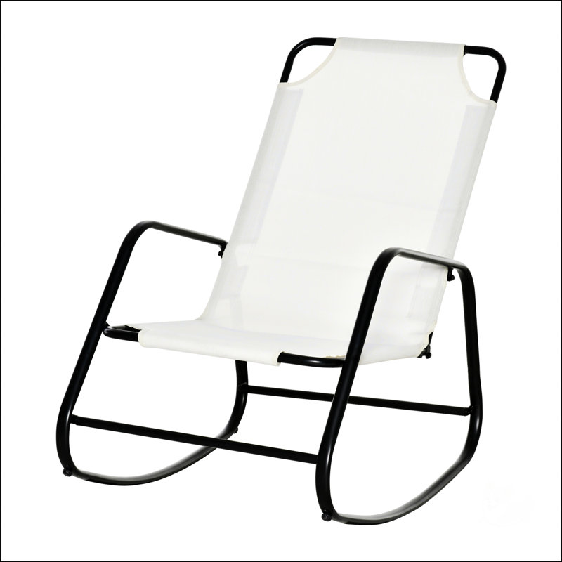 Chaise berçante de jardin