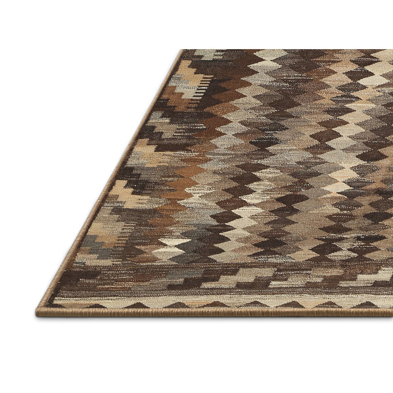 Tapis brun contemporain, Rectangle 5 pi x 7 pi