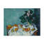 «A Pot of Primroses» par Paul Cezanne - reproduction d'art sur toile-72963015