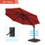 Parasol en porte-à-faux octogonal 11 'Erwina-832216278