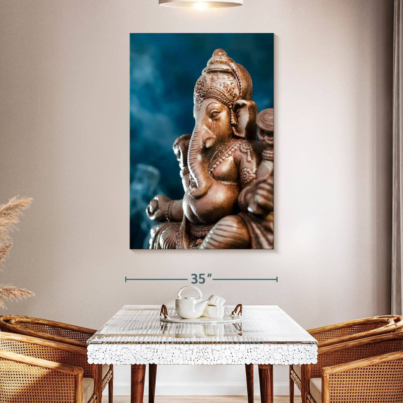 Divinité indienne Adella Ganesha, H 51 po x l 34 po