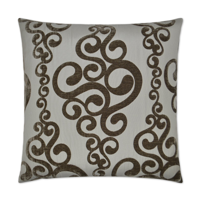 Harpo Pillow Cover & Insert, Taupe, Square 24"