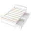  Lit plateforme simple avec deux tiroirs de rangement, blanc-1512328224