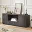 Meuble télé 64 po, buffet arrondi, armoire de rangement 64 po-484500039