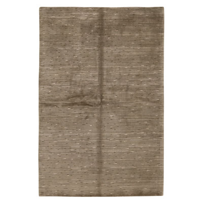 Tapis olive de haute qualité noué à la main