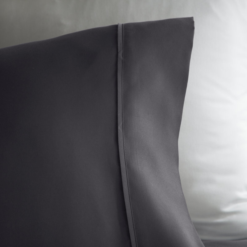 Wayfair Basics® 1800 Series Soft Microfiber Sheet Set, Gray, Queen Sheet Set with 4 Pillowcases