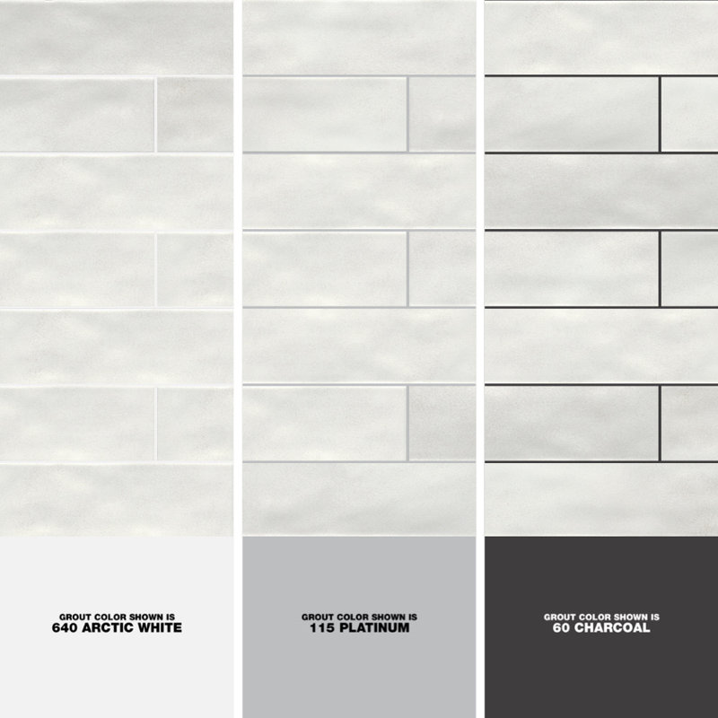 Passion 2.56 W x 7.87 L Tile, Blanco