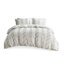 Ensemble de housse de couette en jacquard de coton 3 pièces très grand / très grand californien-119744375-119744378