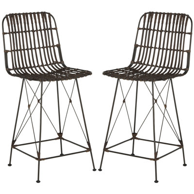 Counter Stool with Metal Frame