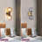 2-Light Dimmable Armed Sconce