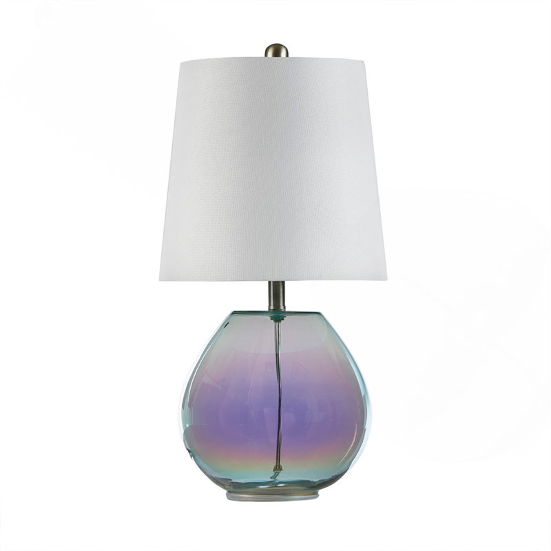 Lampe de table en verre irisé Ranier