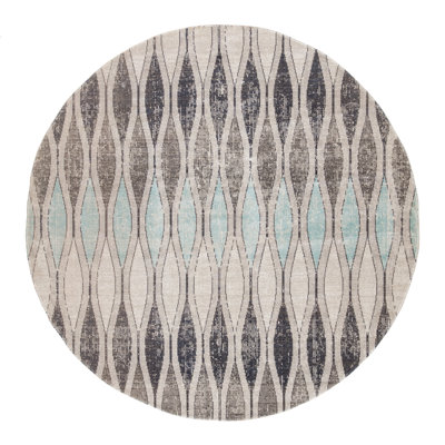 Geist Abstract Ivory/Light Taupe Area Rug
