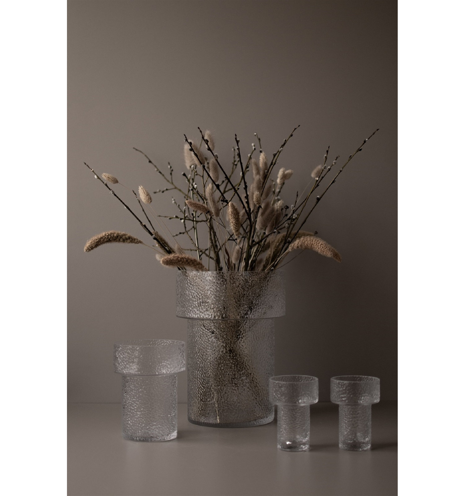 Ceramic Table Vase, 4.72" H x 3.35" W x 3.35" D