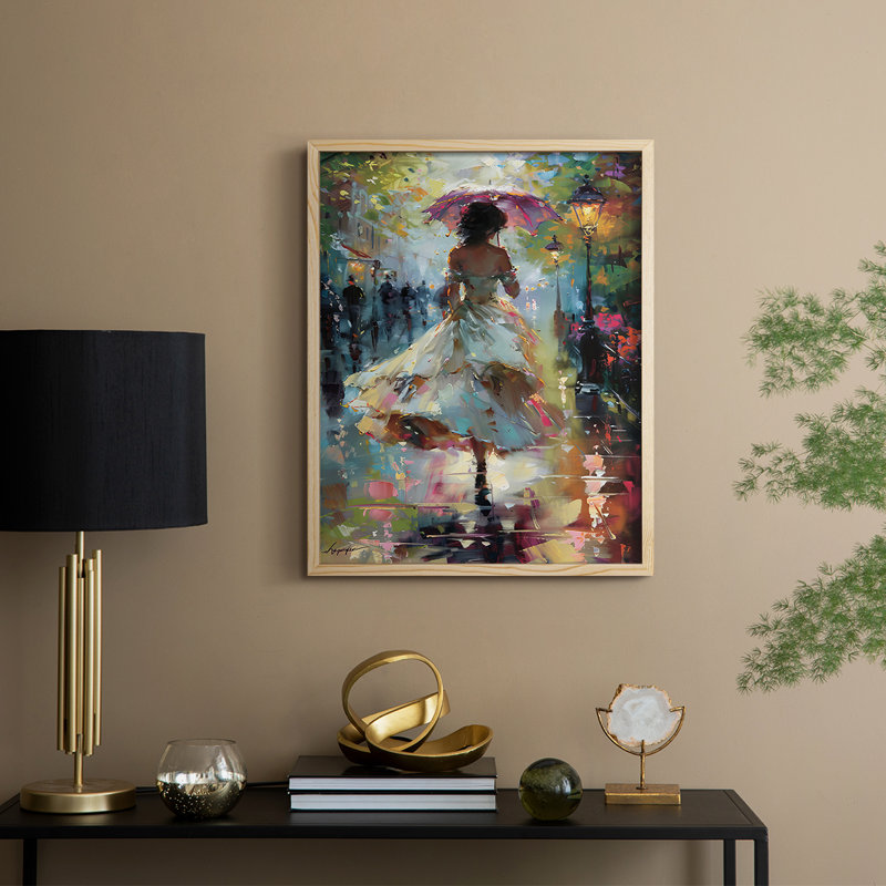 Reproduction encadrée WOMEN Series CMXI - bois massif, Naturel, H 11 po x l 9 po
