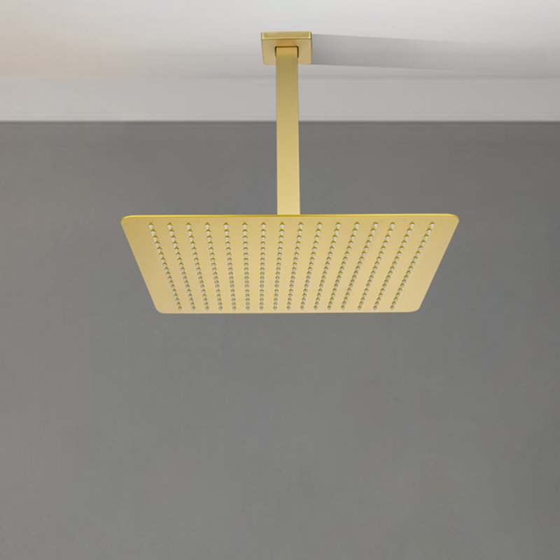 Pomme de douche carrée 16 pouces en acier inoxydable 304