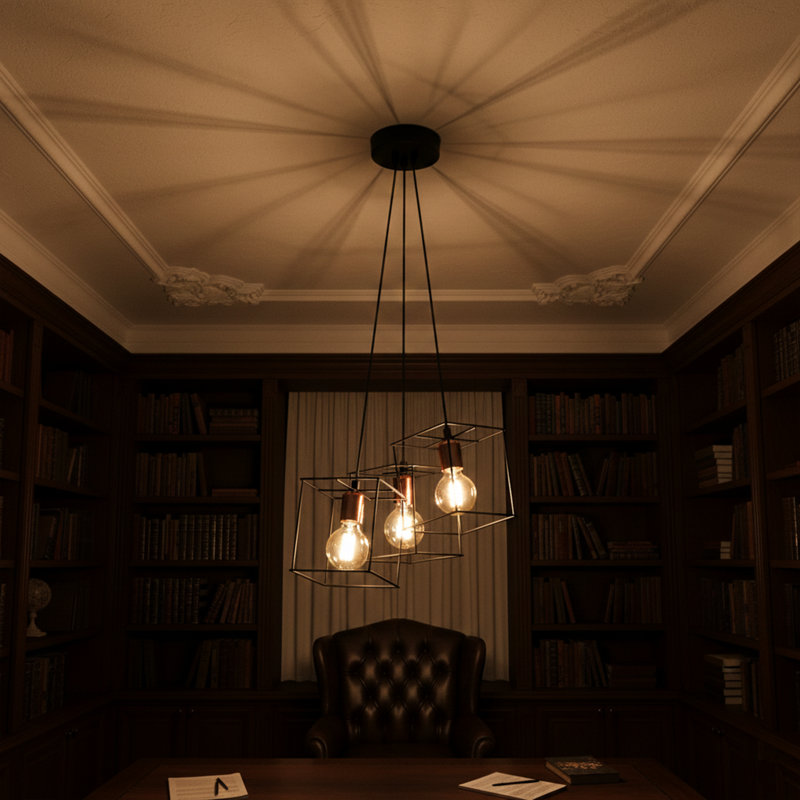 Lindenberg 3-Light Geometric Pendant