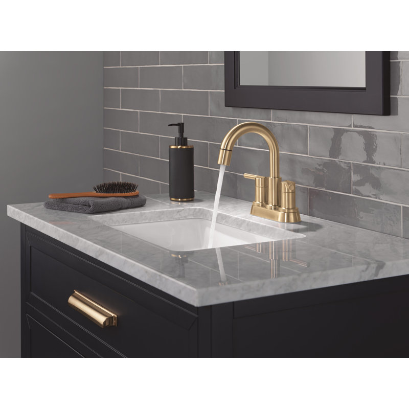 Robinet pour salle de bain Nicoli, Bronze champagne