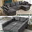 Modular Sectional Sofa With Storage Seats-1623740754
