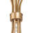 6-Light Dimmable Gold Chandelier