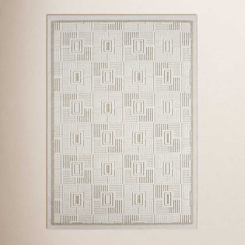 Tapis d'intérieur / extérieur Harmonic Tile, Tapis de couloir 2 pi x 7 pi 3 po