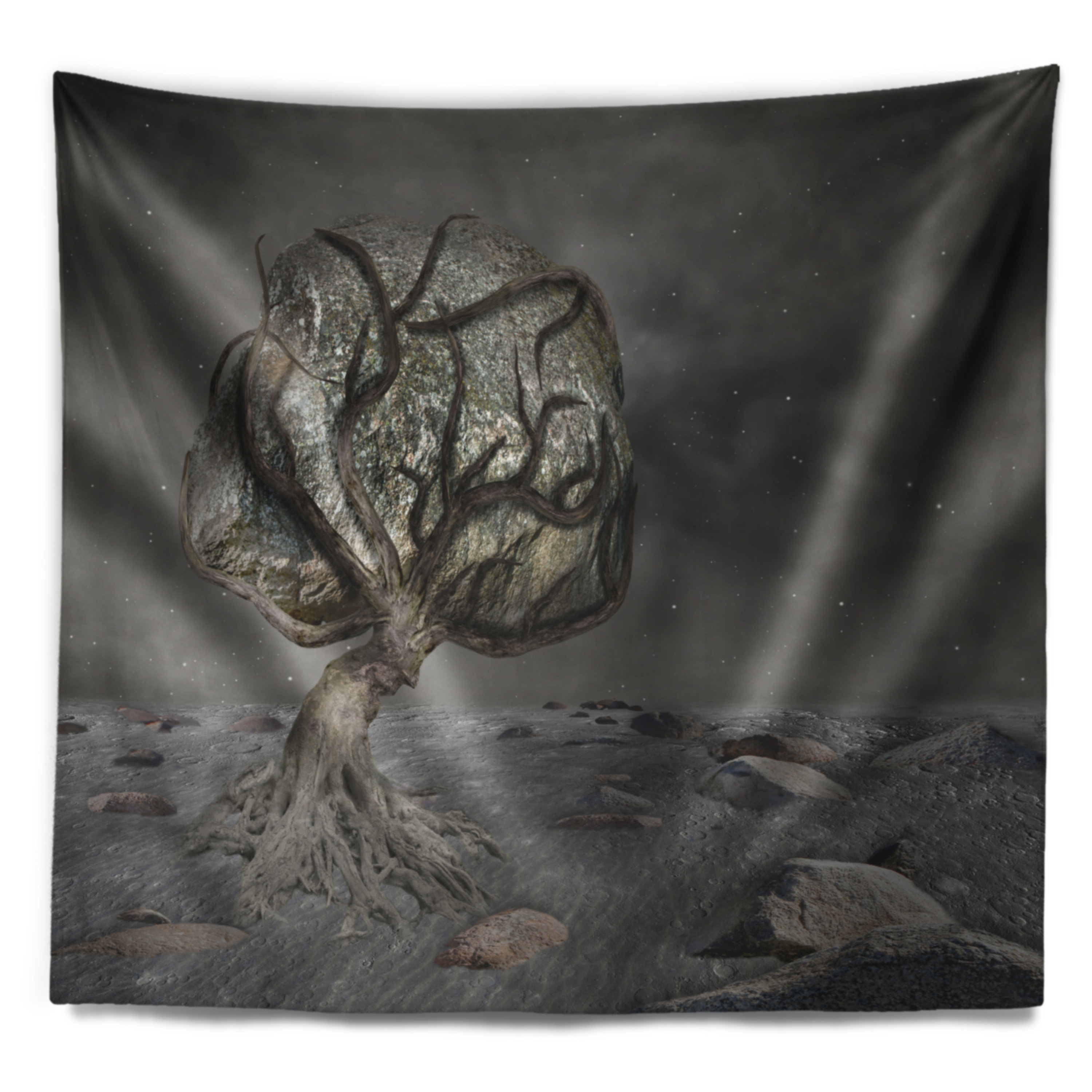 East Urban Home Abstract Burden of Life Tapestry | Wayfair
