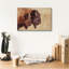«Bison pair» par Nathan Larson, art mural sur toile-891639138
