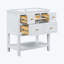 Ensemble de meuble-lavabo simple 29,56 po avec plateau en résine Alexsis-2000730464