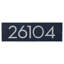 Floating 1-Line Wall Address Plaque-494518925-494523285-494519021