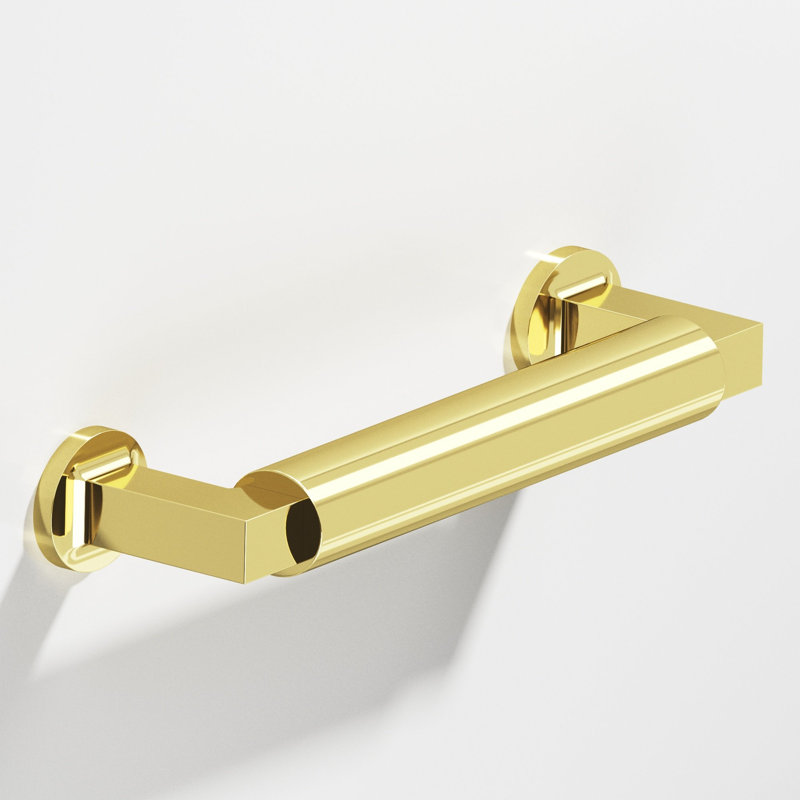 Gropius-Style Appliance Pull, Polished Brass, 24"