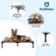 Lit pour chien surélevé de 36 po x 29,75 po PETMA PETER-1947295443-1947295446