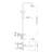 10.04*7.68" Thermostatic Shower System Rain Shower Head Set, 3 Function Metal Wall Mount Exposed Shower System with Rough-in Valve