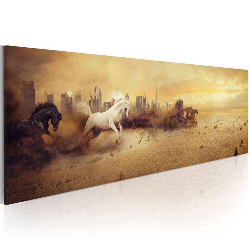 No Frame Panoramic Print on Canvas, 45cm H x 135cm W x 1.4cm D