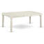 Ensemble de table à manger 5 pièces pour 4 personnes comprenant une table de salle à manger rectangulaire avec rallonge papillon et 4 chaises de salle à manger en similicuir, blanc lin-1783315468