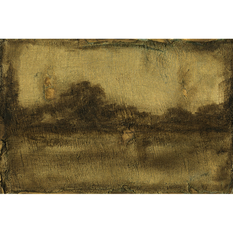 Gilded Landscape I by Jennifer Goldberger - Wrapped Canvas Art Prints, 30cm H x 46cm W