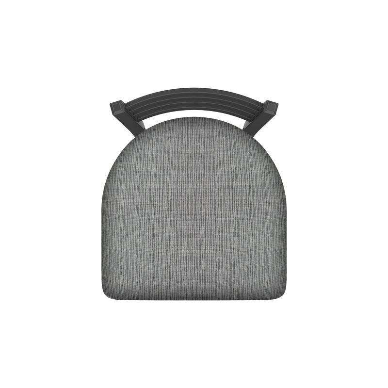 400 Jackie Chair, Pewter, Fabric-Graph Alpine