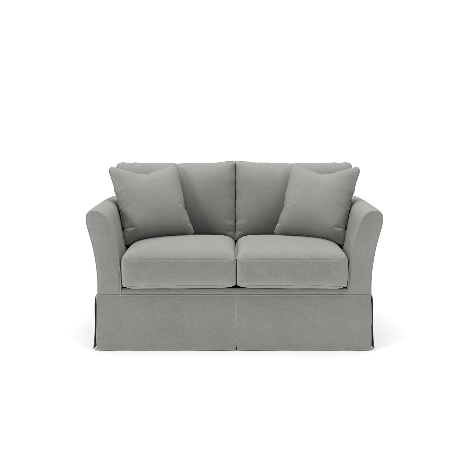 Shelby 60'' Upholstered Sleeper Sofa, Bayou Light Gray Canvas