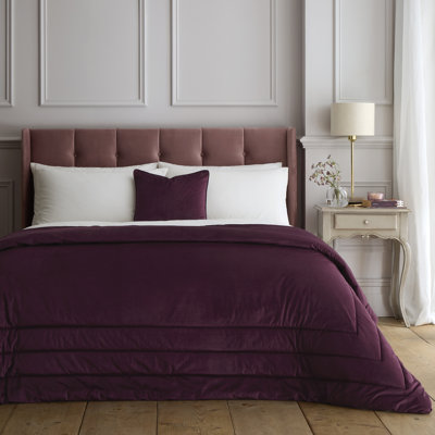 Melanie Polyester Solid Colour Bedspread