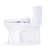 TOTO Ultramax WASHLET+ S7A One-Piece Elongated 1.28 GPF Auto Flush Universal Height Toilet with CEFIONTECT, Cotton White - MW6084736CEFGA#01