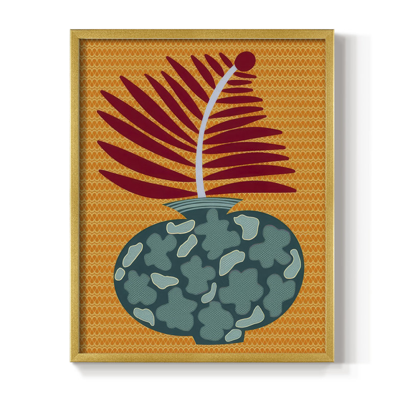 Reproduction encadrée Snappy Botanical II - bois massif