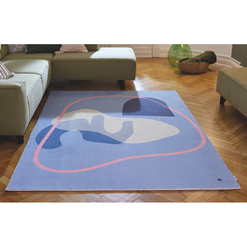 Teppich Shapes in Blau, Rectangle 140 x 200cm