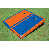 Orange et bleu est en rupture de stock