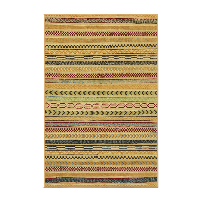 Abstract Indoor Rug, Rectangle 4' x 6'