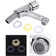 Modern Basin Single Tap with 360-Degree Swivel Spout | Chrome-Plated Self-Closing Water-Saving Sink Faucet with Time Delay